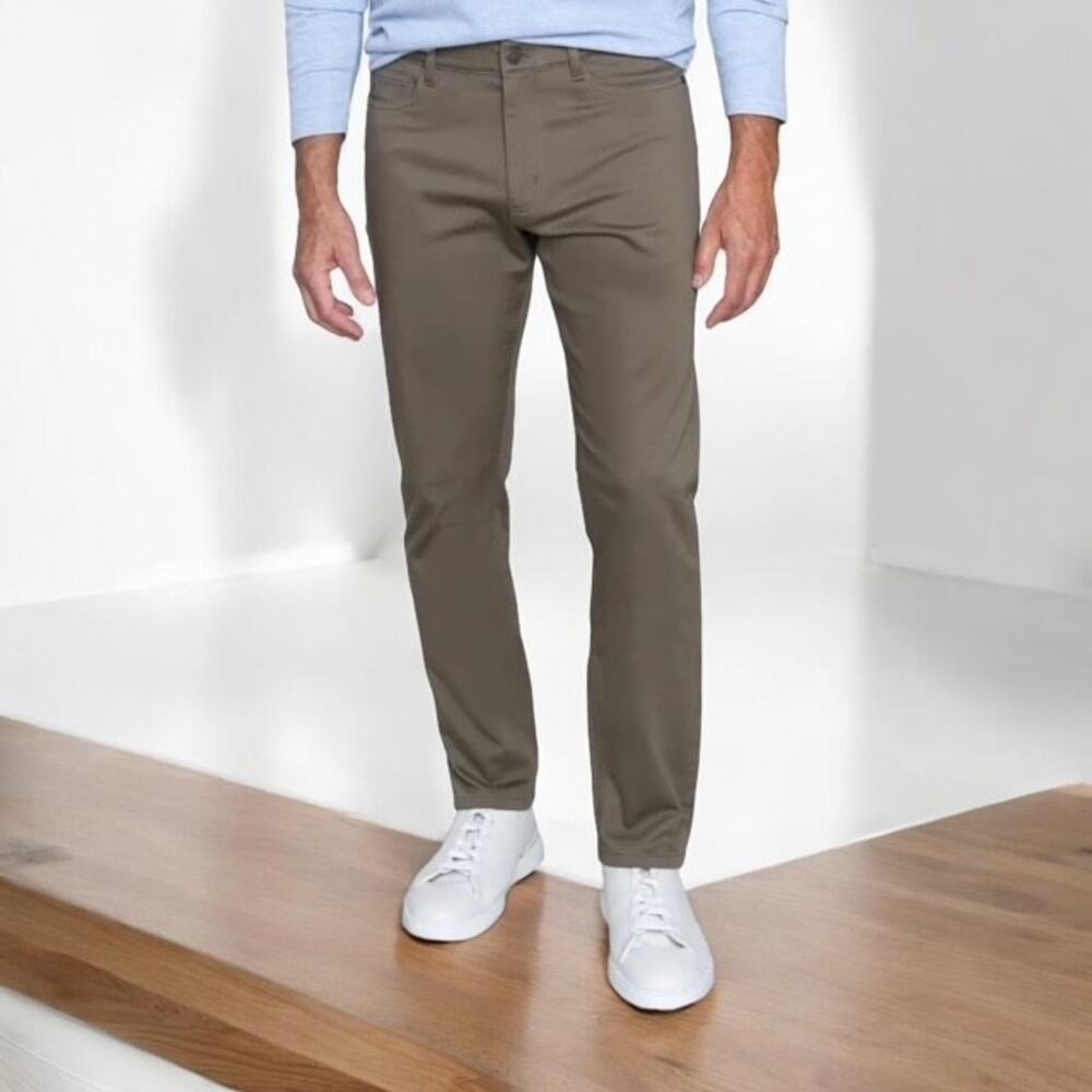 English Laundry Men's Chino Straight Fit Pant Cotton Tan Size 40x30